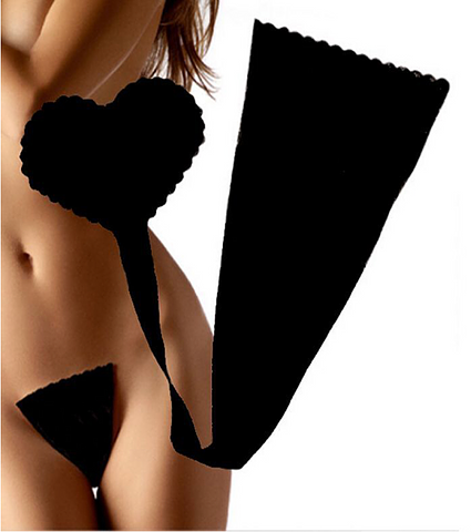 Strapless Invisible Panty - Sweetheart - Black