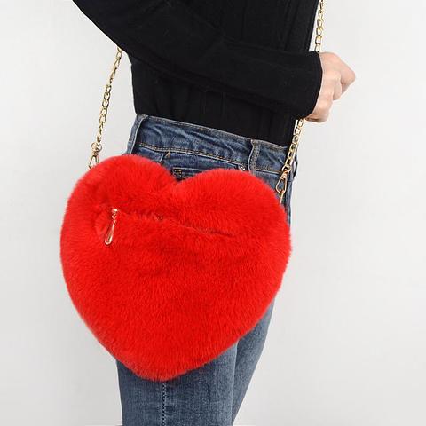 The Sweet- Heart Plush Bag