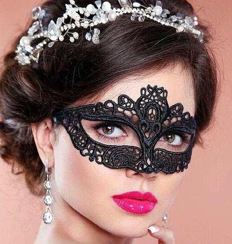 Women Black Sexy Lace Eye Party Masks