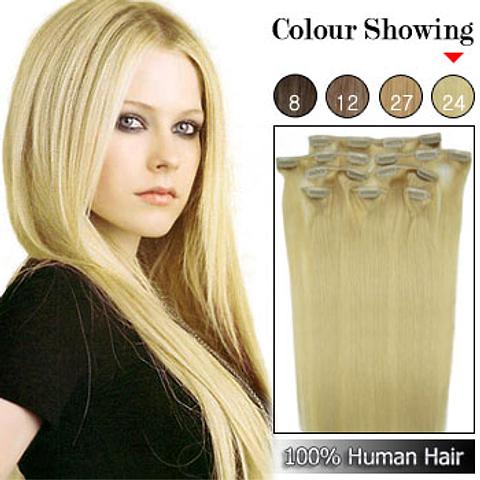 Clip In Extensions Remi (HH) 24"
